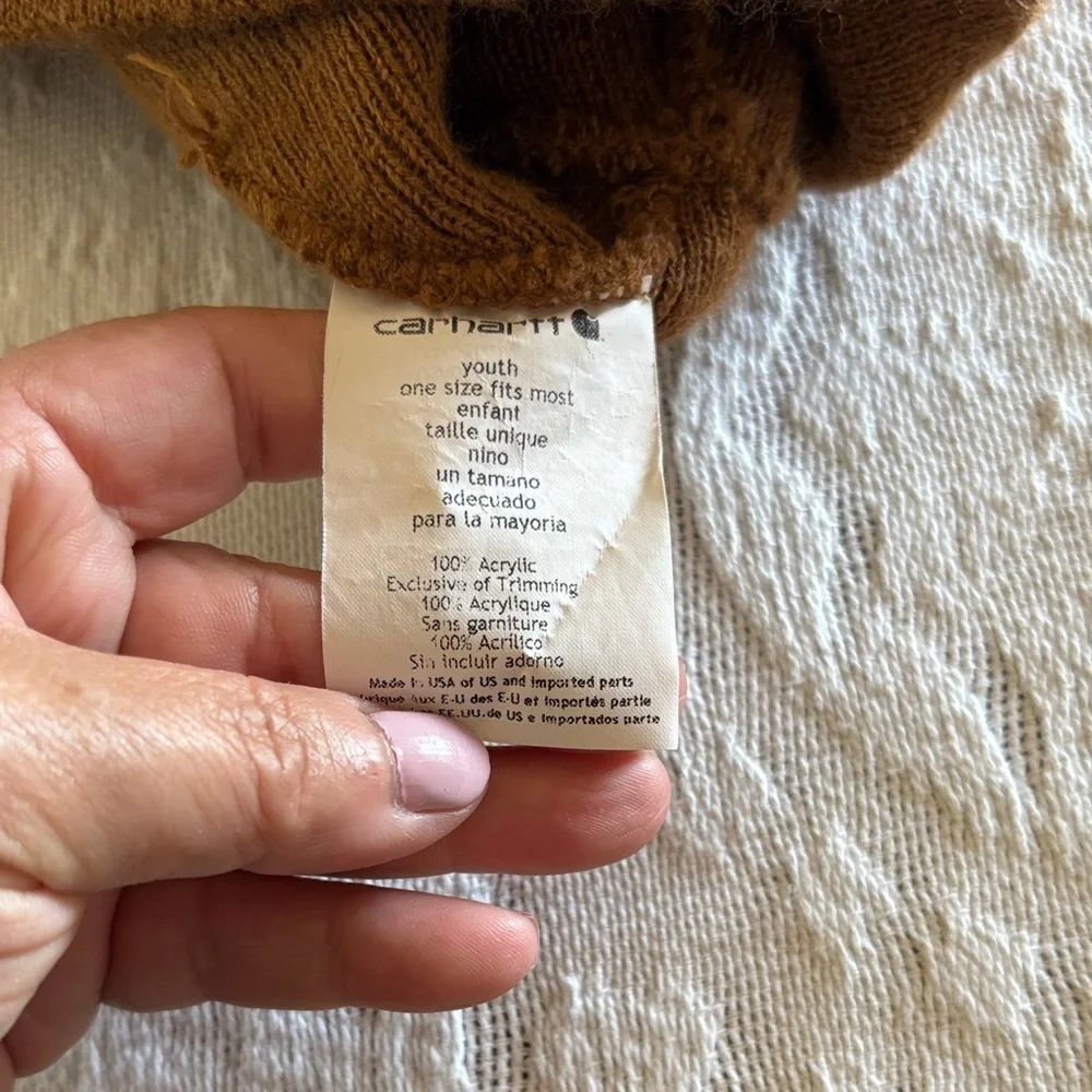 Carhartt Tan Knit Beanie Unisex